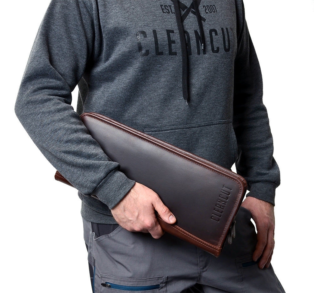 Knivetui läder